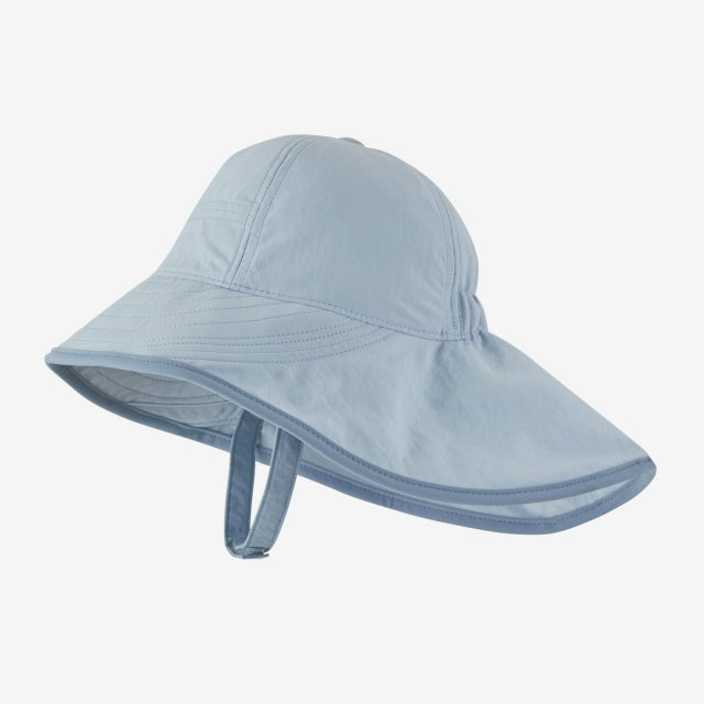 PATAGONIA Baby Block-the-Sun Hat Steam Blue STME