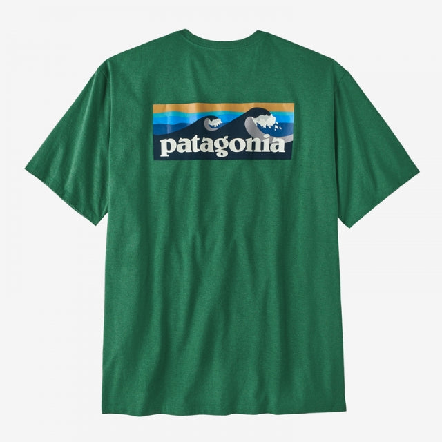 PATAGONIA Men's Boardshort Logo Pocket Responsibili-Tee Gather Green GTRN