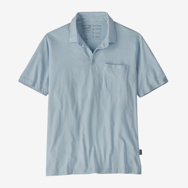 PATAGONIA Men's Daily Polo Steam Blue STME