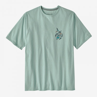 PATAGONIA Men's Take a Stand Responsibili-Tee Sandflat Bonefish Wispy Green SBWG