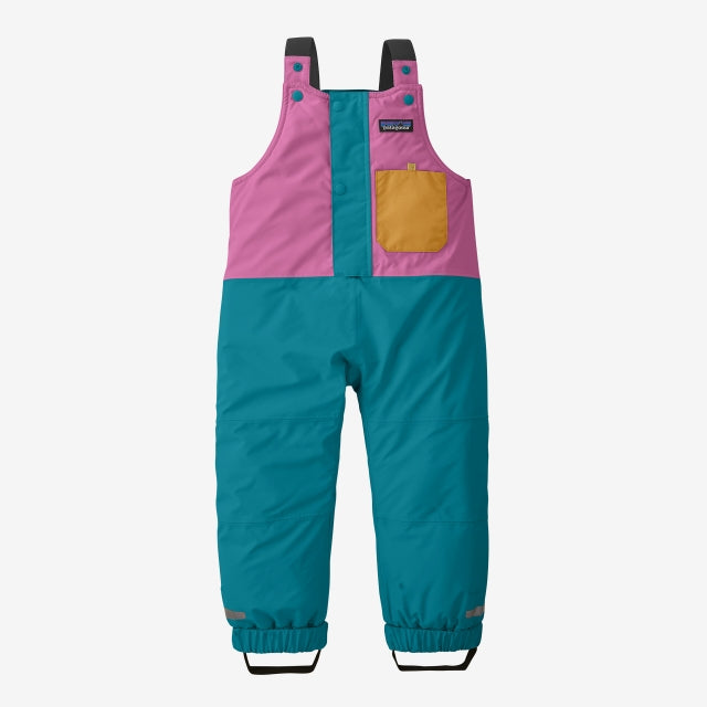 PATAGONIA Baby Snow Pile Bibs Marble Pink MBPI