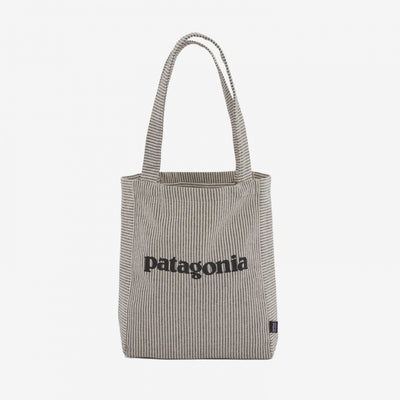 PATAGONIA Recycled Market Tote Fitz Roy Icon Farrier Stripe Forge Grey FIFS