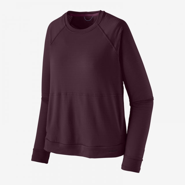 PATAGONIA Women's Long-Sleeved Capilene Thermal Crew Night Plum - Obsidian Plum X-Dye NTPX