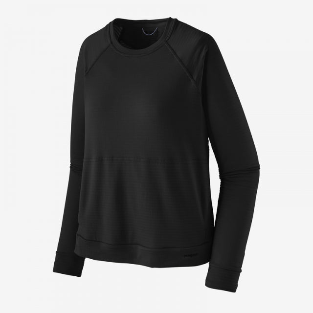 PATAGONIA Women's Long-Sleeved Capilene Thermal Crew Black BK / L