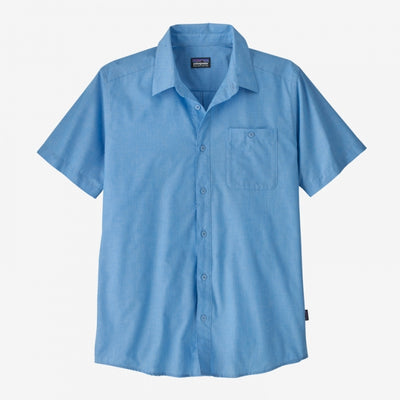 PATAGONIA Men's Go-To Shirt Chambray Vessel Blue CHVL