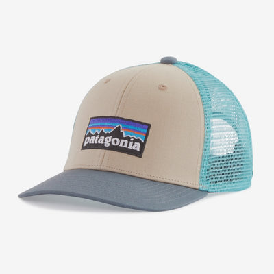 PATAGONIA Kids' Trucker Hat P-6 Logo Oar Tan PLTA