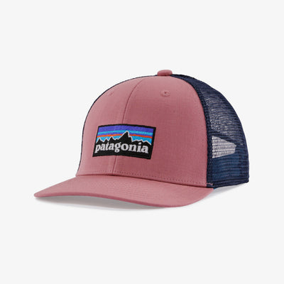 PATAGONIA Kids' Trucker Hat P-6 Logo Light Star Pink PLSR