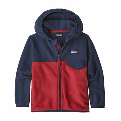 PATAGONIA Baby Micro D Snap-T Jacket Fire w/New Navy FRNE