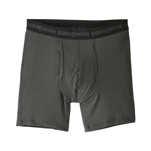 PATAGONIA Men's Essential Boxer Briefs - 6 in. Forge Grey FGE