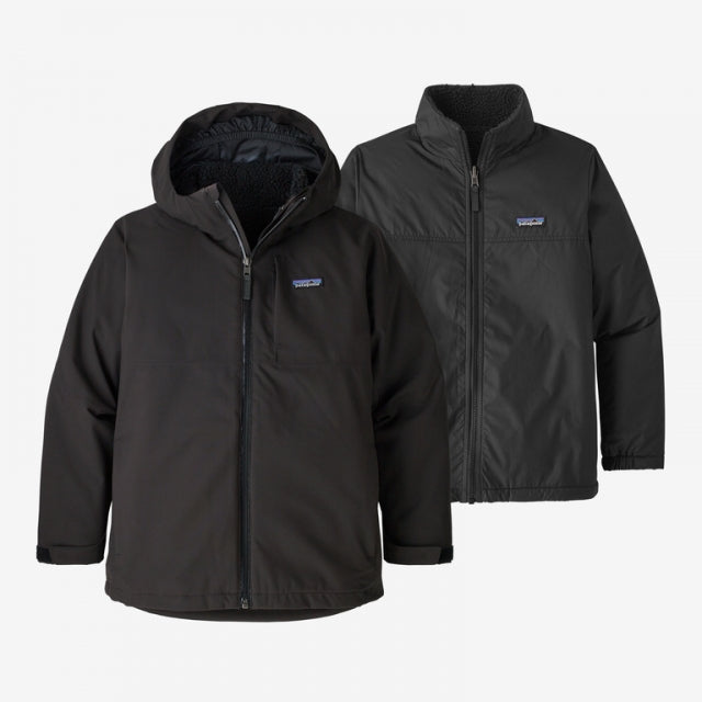 PATAGONIA Kids' 4-in-1 Everyday Jacket Black BLK