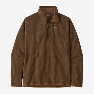 PATAGONIA Men's Better Sweater 1/4 Zip Moose Brown MEBN