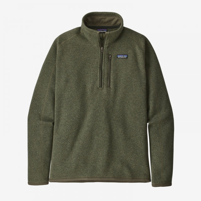 PATAGONIA Men's Better Sweater 1/4 Zip Industrial Green INDG