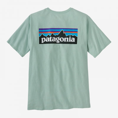 PATAGONIA Men's P-6 Logo Responsibili-Tee Wispy Green WPYG