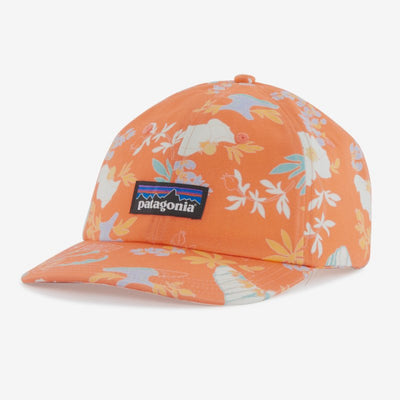 PATAGONIA P-6 Label Trad Cap Climb Hike Surf Tigerlily Orange CSTI