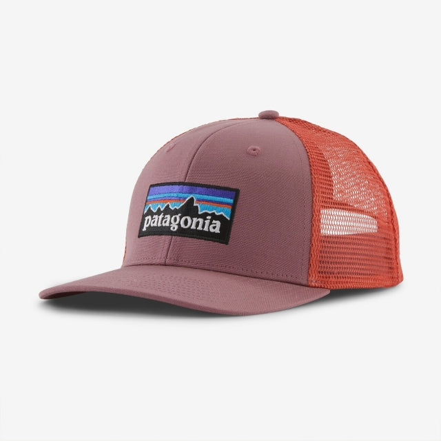 PATAGONIA P-6 Logo Trucker Hat Evening Mauve EVMA