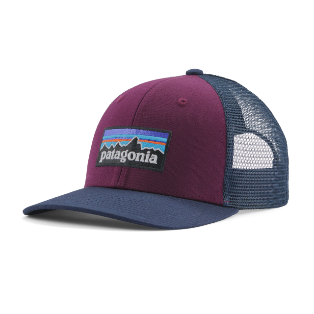 PATAGONIA P-6 Logo Trucker Hat Night Plum NTPL