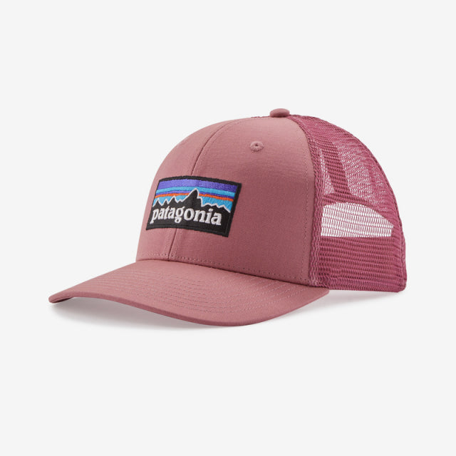 PATAGONIA P-6 Logo Trucker Hat Light Star Pink LSPK