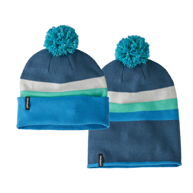 PATAGONIA Lightweight Powder Town Beanie Sierra Sunset Wavy Blue SSWE