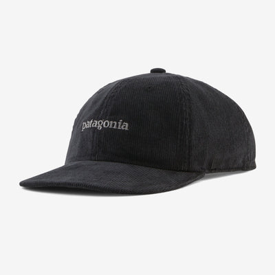 PATAGONIA Corduroy Cap Text Logo Ink Black TLIB