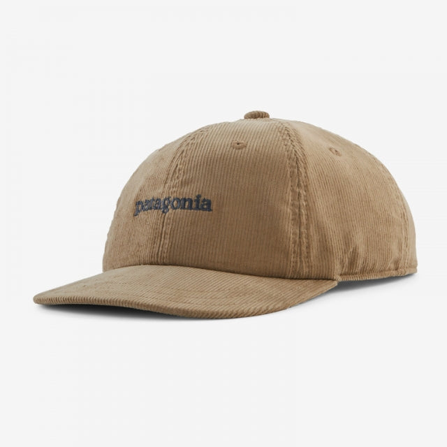 PATAGONIA Corduroy Cap Text Logo Mojave Khaki TLMO