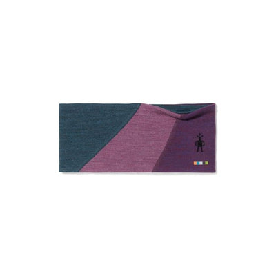 SMARTWOOL Thermal Merino Colorblock Headband Twilight Blue Heather G75