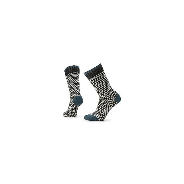 SMARTWOOL EVD Popcorn Polka Dot Crew Socks Black 001