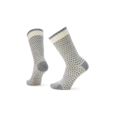 SMARTWOOL EVD Popcorn Polka Dot Crew Socks Natural 100