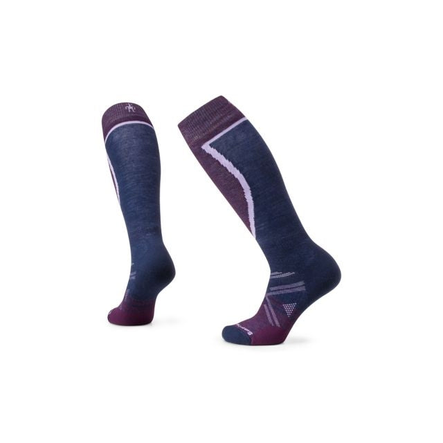 SMARTWOOL Women's Ski FC OTC Socks Purple Iris L90