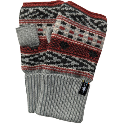 SMARTWOOL Fairisle Fleece Lined Hand Warmer Light Gray Heather 545