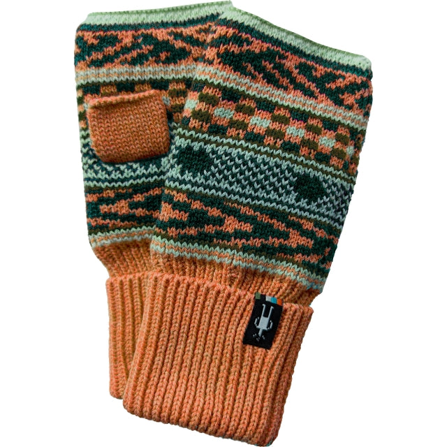 SMARTWOOL Fairisle Fleece Lined Hand Warmer Apricot N64