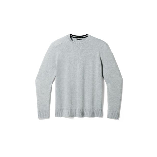 SMARTWOOL Men's Sparwood Crew Sweater Light Gray Heather 545