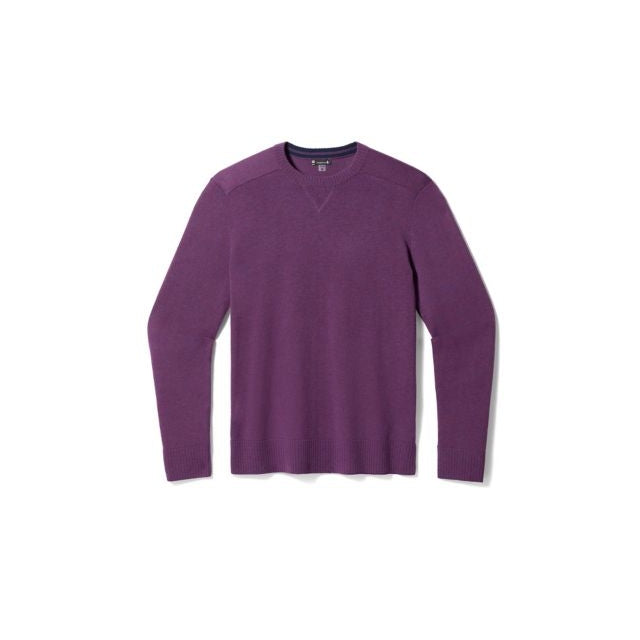 SMARTWOOL Men's Sparwood Crew Sweater Purple Iris Heather M07