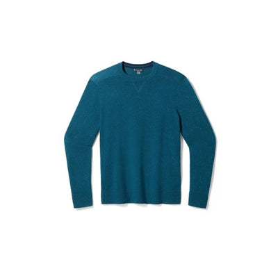 SMARTWOOL Men's Sparwood Crew Sweater Twilight Blue Donegal M58