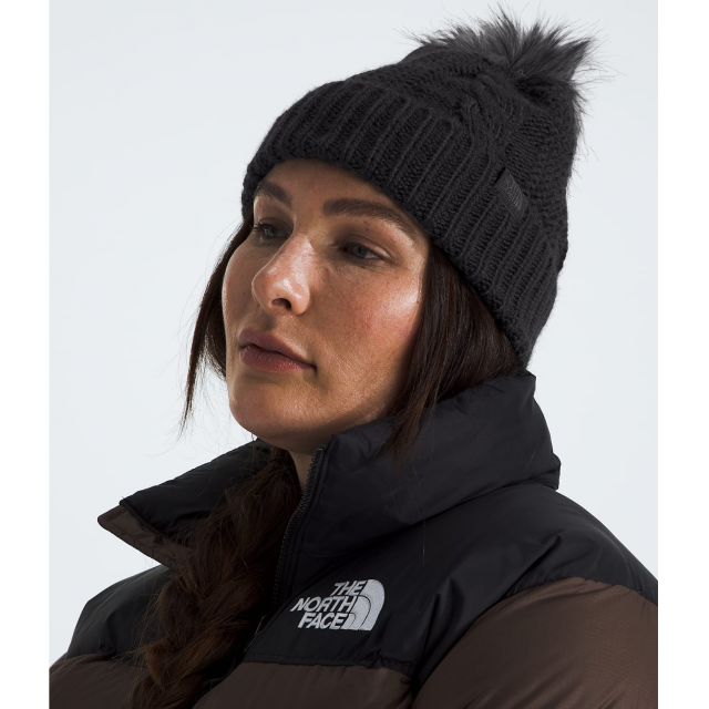 THE NORTH FACE Women's Oh Mega Fur Pom Beanie TNF Black F24