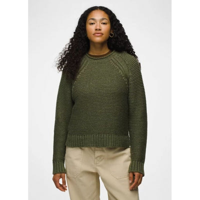 PRANA Women's Cades Cove Sweater Rye Green