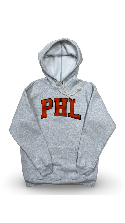 BOATHOUSE SPORTS PHL Tackle Twill Hooded Sweatshirt Orange