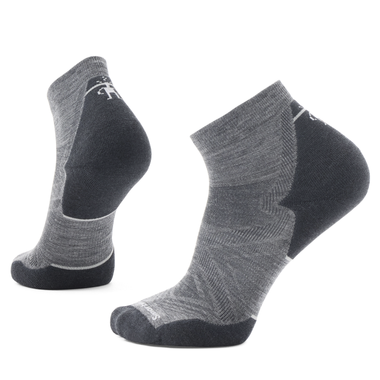 SMARTWOOL Run TC Ankle Socks Medium Gray 052