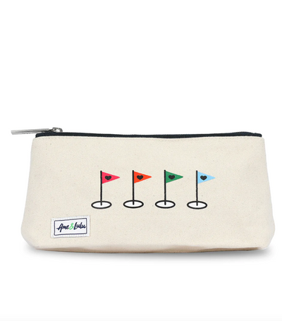 AME&LULU Brush it Off Cosmetic Case Rainbow Flags