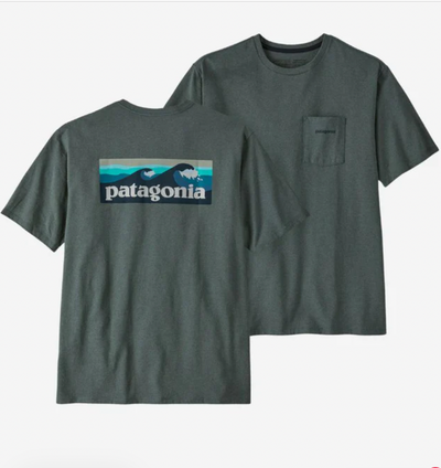 PATAGONIA Men's Boardshort Logo Pocket Responsibili-Tee