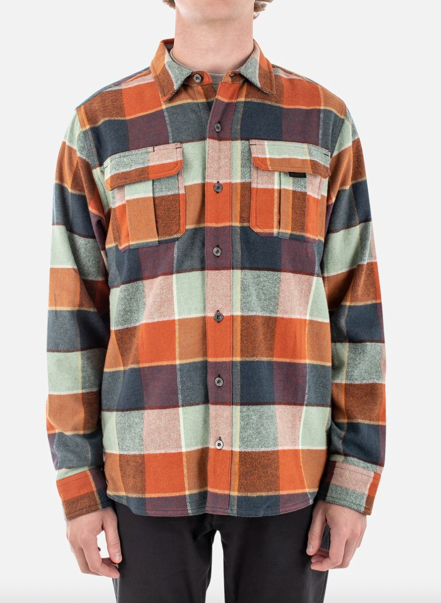 JETTY Men's Arbor Flannel Rust