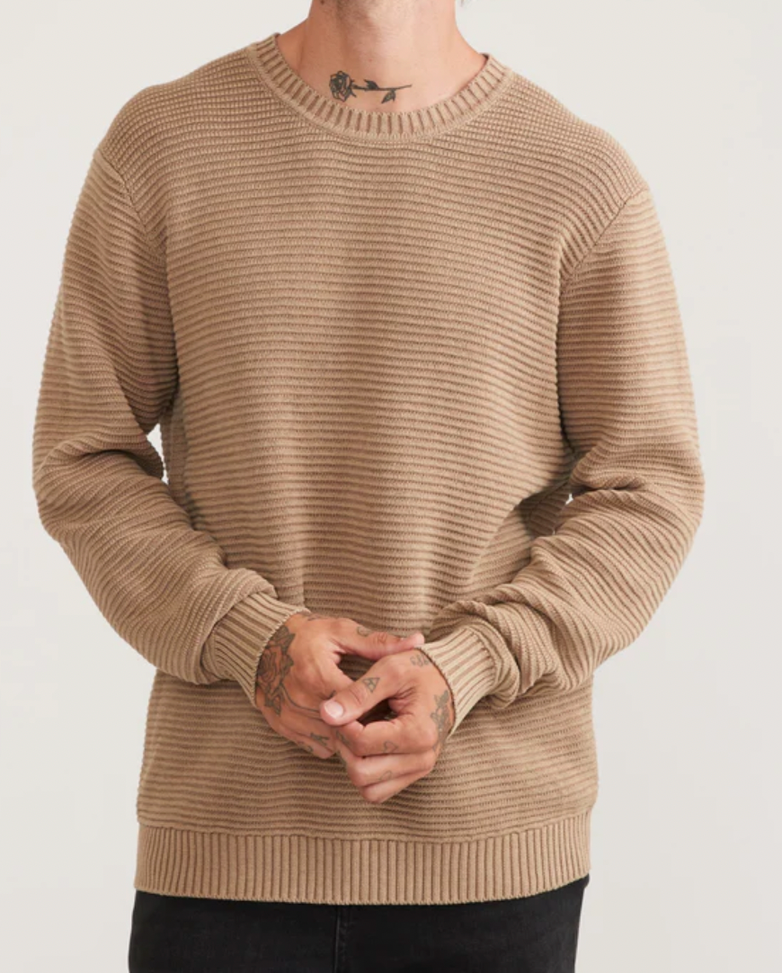 Men's Garment Dye Crew Sweater