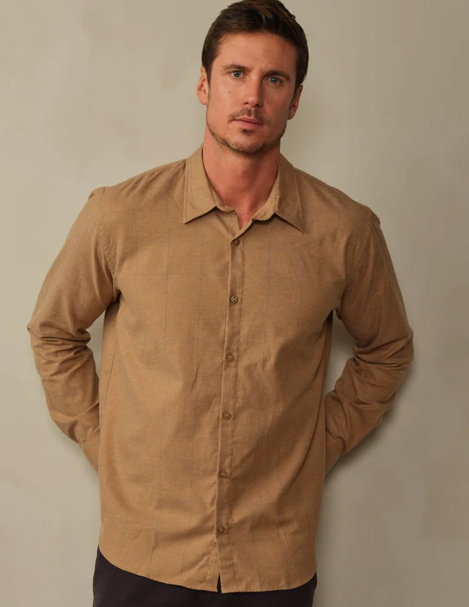 Men's Accord Cashmere Flannel Shirt
