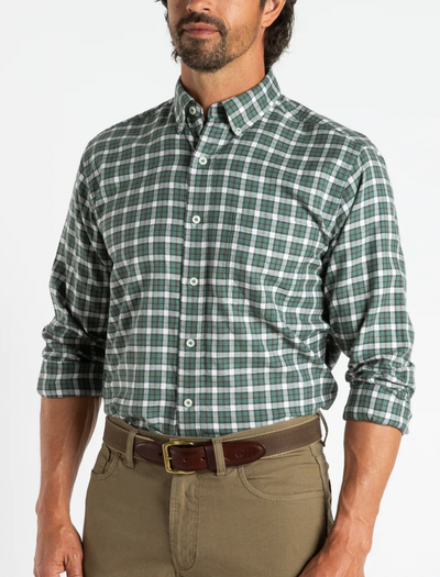 Men's Barron LS Plaid Flannel Woven Shirt