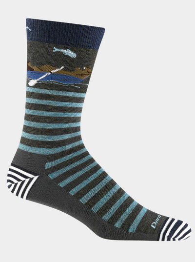 DARN TOUGH Animal Haus Crew LW Lifestyle Sock Forest