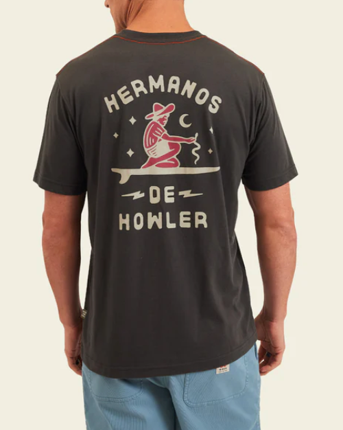 HOWLER BROS Men's Select T-Shirt Ocean Offerings/Antique Black