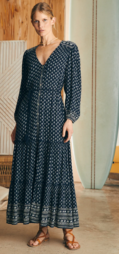FAHERTY Women's Orinda Long Sleeve Maxi Dress