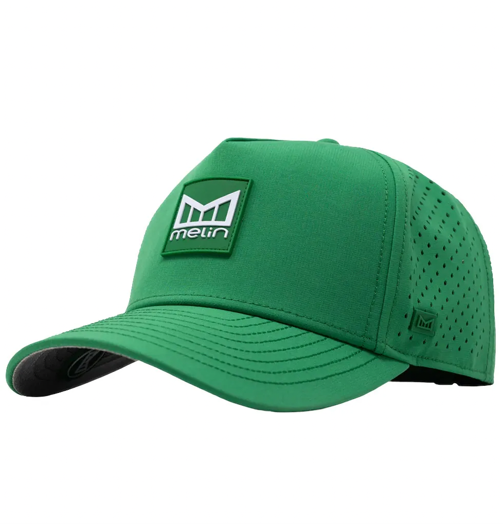 MELIN Hydro Odyssey Stacked Hat Kelly Green