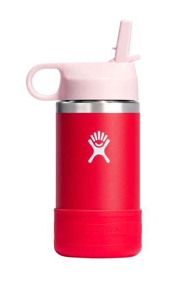 HYDRO FLASK 12 oz Kids Wide Mouth Straw Lid & Boot Goji