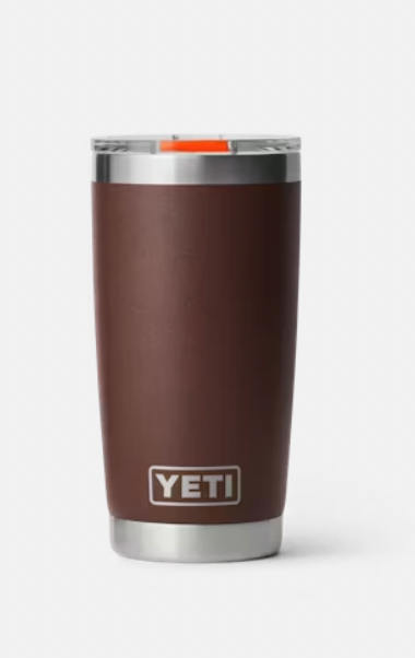 YETI Rambler 20 oz Tumbler MS Wetlands Brown