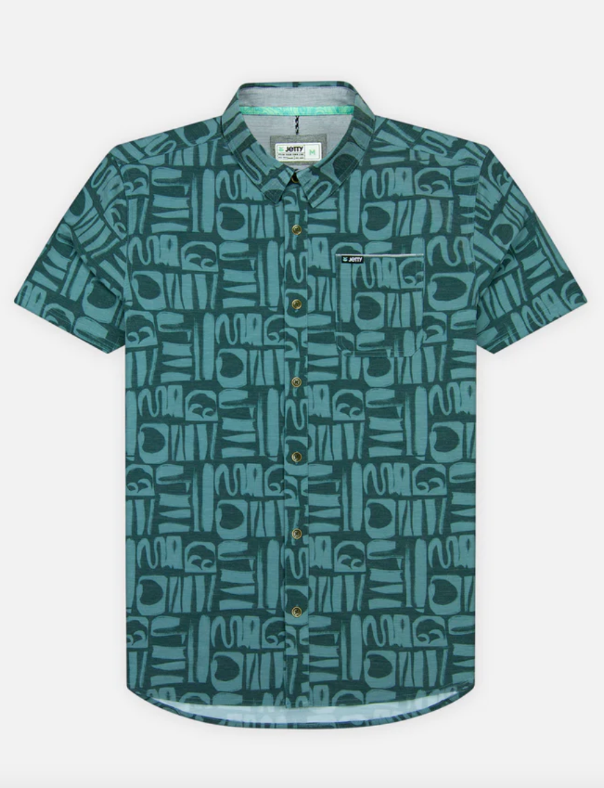 JETTY Men's Garwood Shirt Tidal